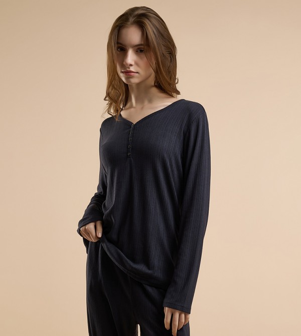 R&B Clothing - DARK NAVY Pyjama Set