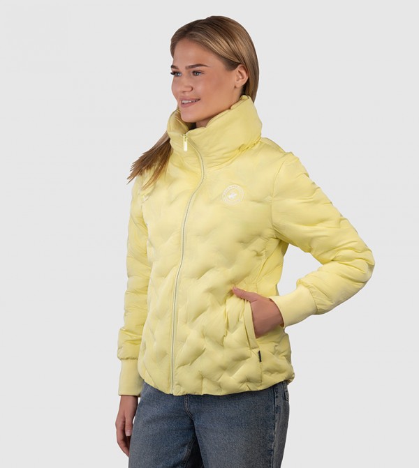 Beverly Hills Polo Club Puffer & Quilted Jackets - Yellow Puffer & Quilted Jackets