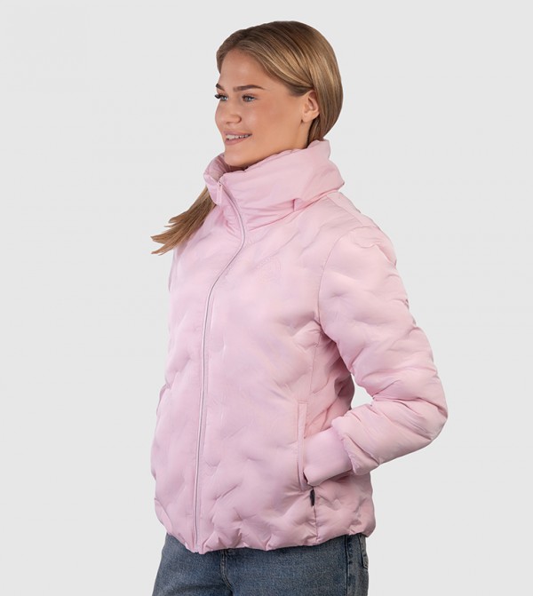 Beverly Hills Polo Club Puffer & Quilted Jackets - Pink Puffer & Quilted Jackets