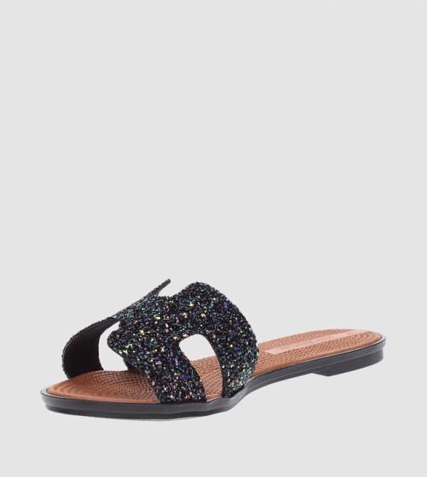 موليكا موليكا - أسود Flat Sandals
