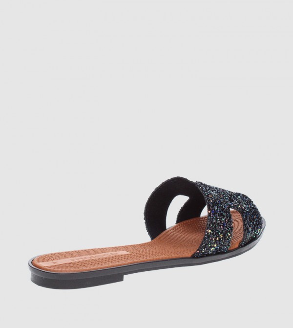 موليكا موليكا - أسود Flat Sandals