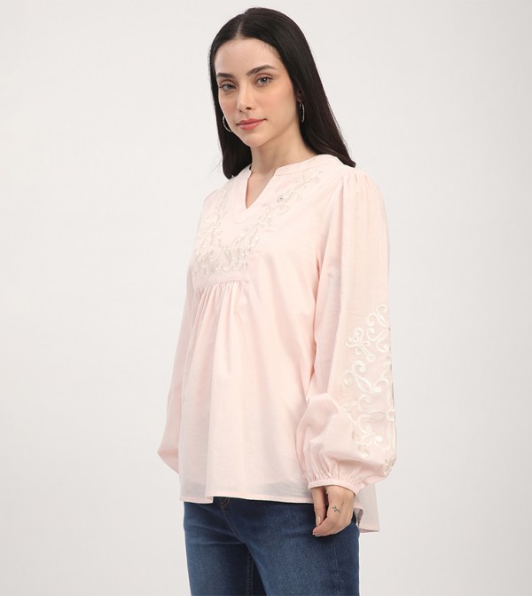 بيفرلي هيلز بولو كلوب بلوزات - وردي Casual Tops