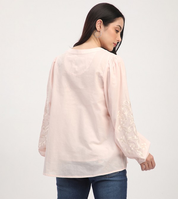 بيفرلي هيلز بولو كلوب بلوزات - وردي Casual Tops
