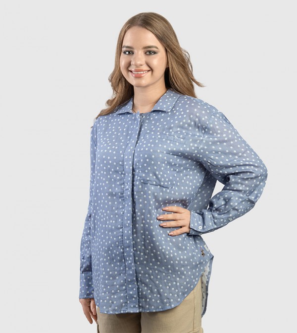 بيفرلي هيلز بولو كلوب بلوزات - أزرق قمصان