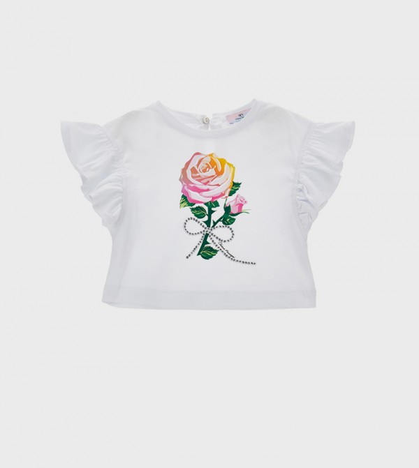 CHIARA FERRAGNI KIDS  - White T-shirts