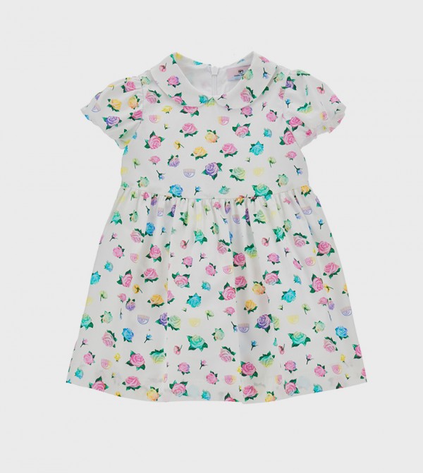 CHIARA FERRAGNI KIDS  - White Casual Dress