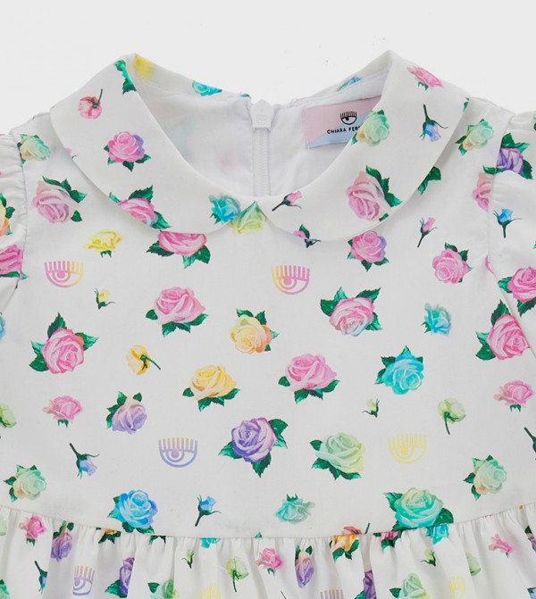 CHIARA FERRAGNI KIDS  - White Casual Dress