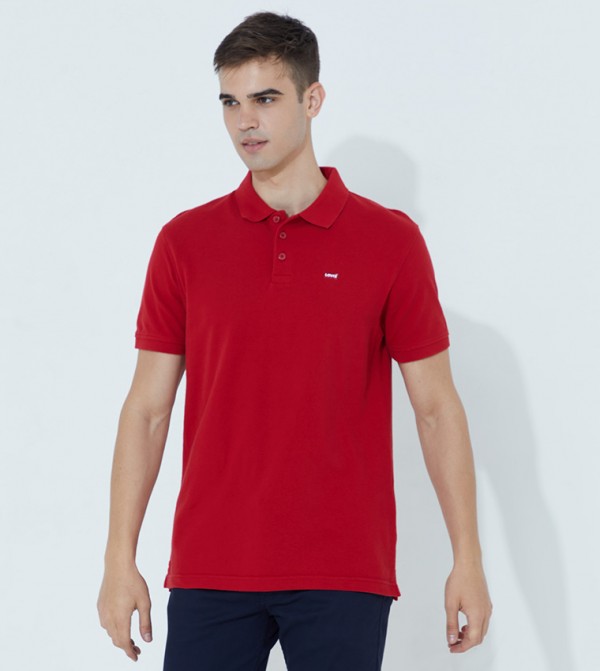 Levi's  T-Shirts - Red Polo T-shirts