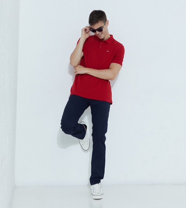 Levi's  T-Shirts - Red Polo T-shirts