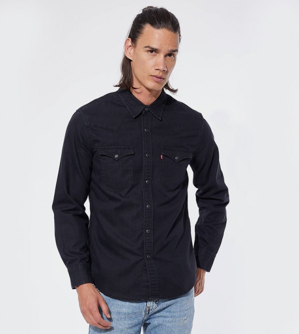 Levi's Shirts - Black Casual Shirts