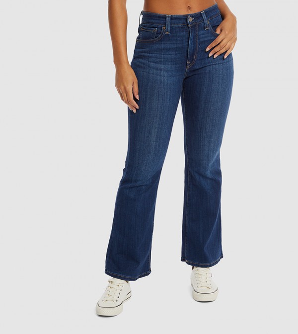 Levi's  Flared Jeans - Blue Wide Leg Jeans