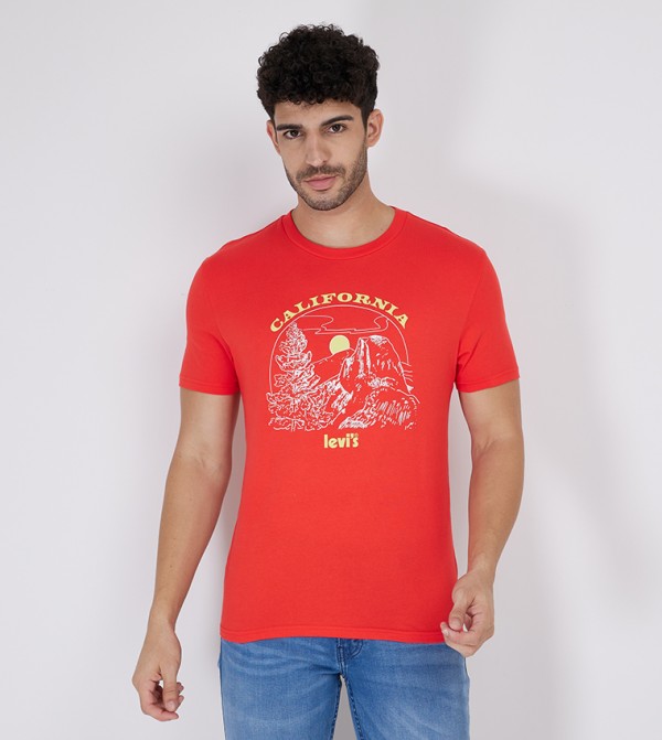 Levi's Levi's - Red Casual T-Shirts