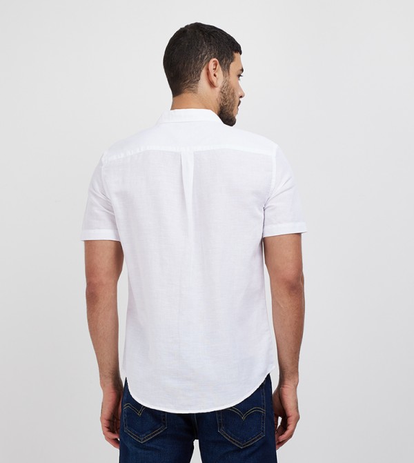 ليفايز  قمصان - أبيض قميص كاجوال 