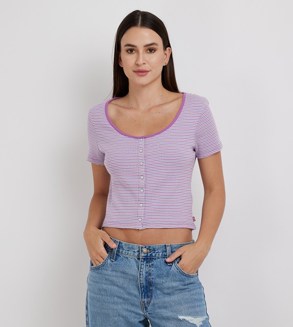 Levi's  Tops - Lilac Tops & Blouses