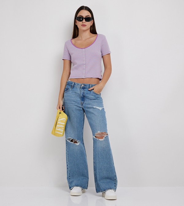 Levi's  Tops - Lilac Tops & Blouses