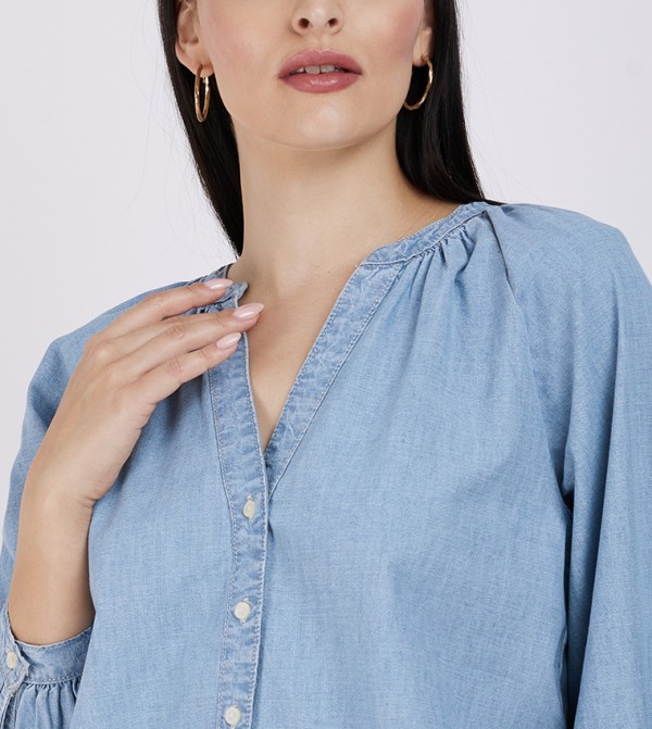 Levi's  Shirts - Indigo Tops & Blouses