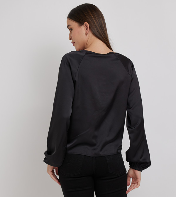 Levi's  Clothing - Black Tops & Blouses