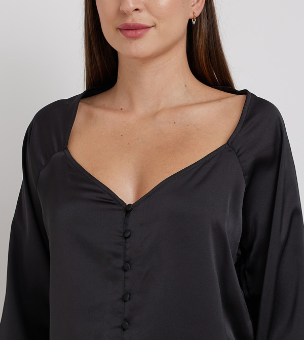 Levi's  Clothing - Black Tops & Blouses