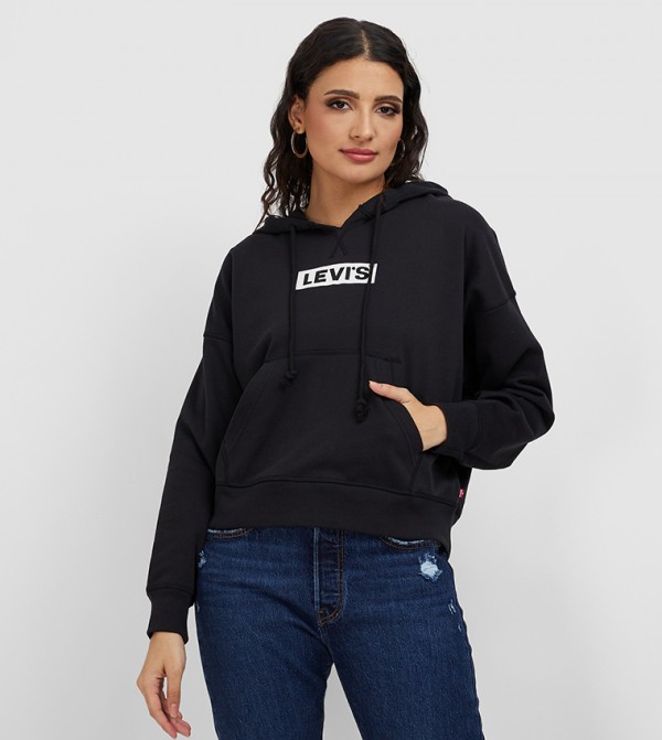 Levi's  Hoodies & Sweatshirts - Black Hoodies
