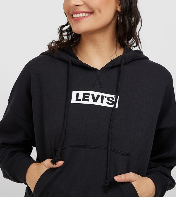 Levi's  Hoodies & Sweatshirts - Black Hoodies
