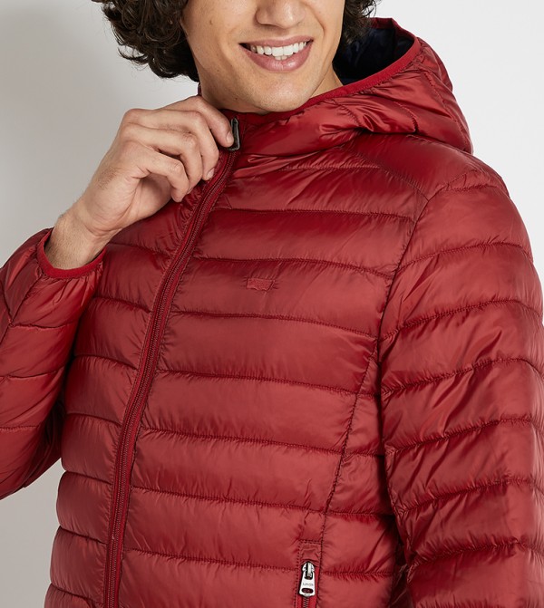 Levi's  Puffer Jackets - Red Puffer Jacket