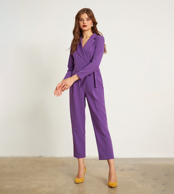 Gusto Gusto - Purple Casual Dresses
