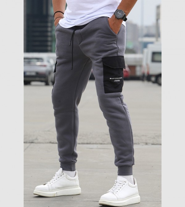 Madmext Madmext - Gray Joggers