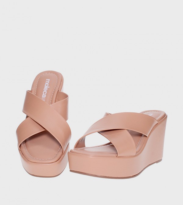 Moleca  - Beige Wedges