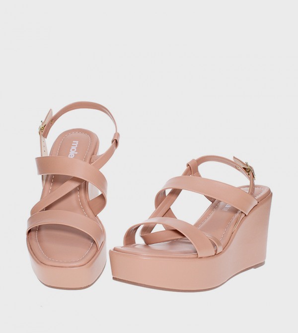 Moleca  - Beige Wedges