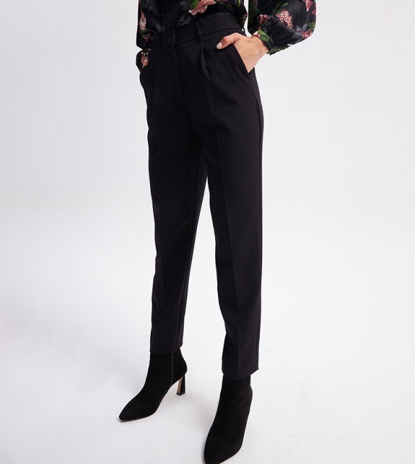 Gusto Gusto - Black Regular Pants