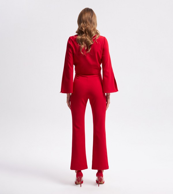 Gusto Gusto - Red Regular Pants