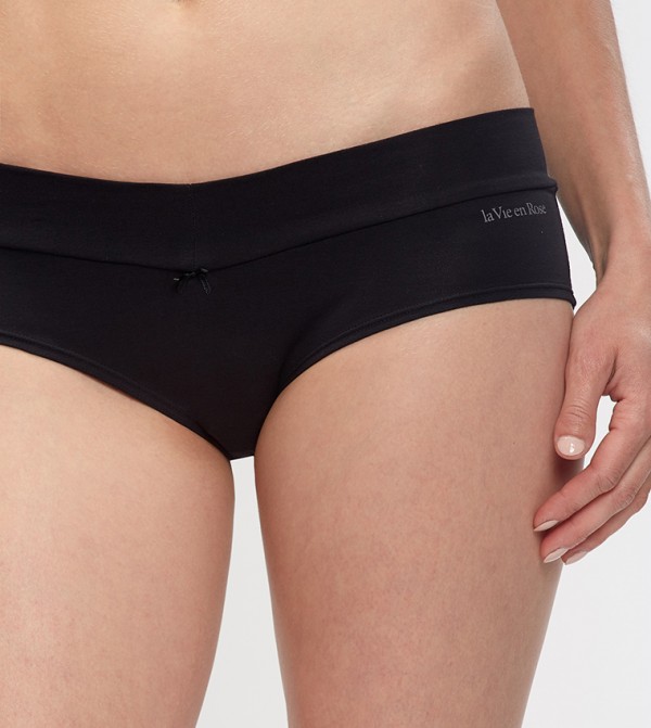La Vie en Rose  - Black Briefs