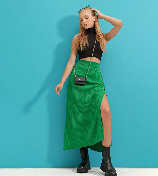 Trend Alaçatı Stili Trend Alaçatı Stili - Green Skirts