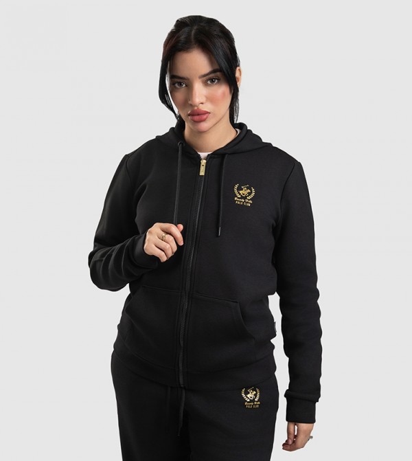 Beverly Hills Polo Club  Clothing - Black Casual Jackets
