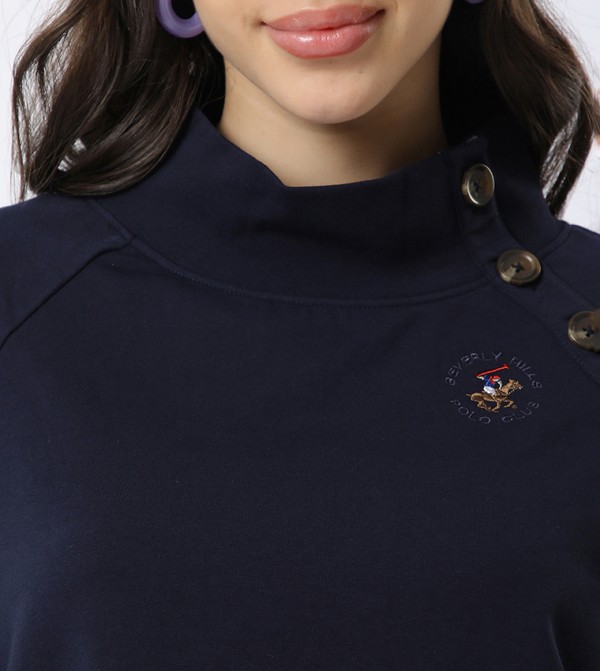 Beverly Hills Polo Club Women - Navy Sweaters