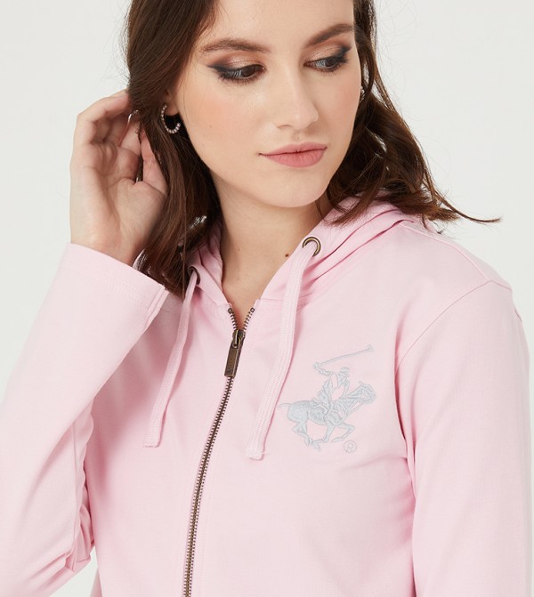 Beverly Hills Polo Club clothing-store - Pink Fashion Hoodie