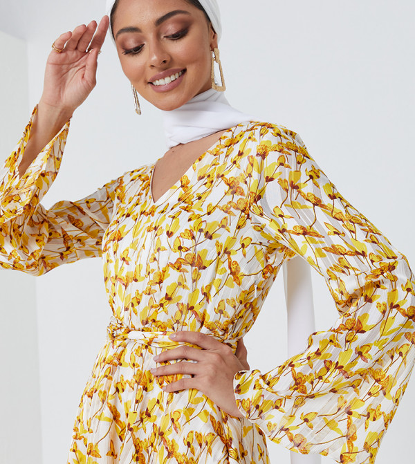 فيرو مودا فيرو مودا - أبيض  فستان كاجوال 