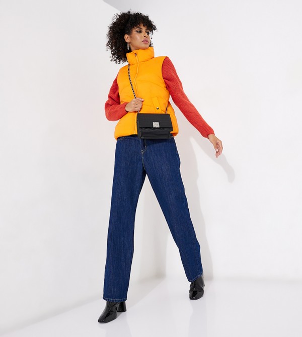 Vero Moda VERO MODA - Orange Waistcoats