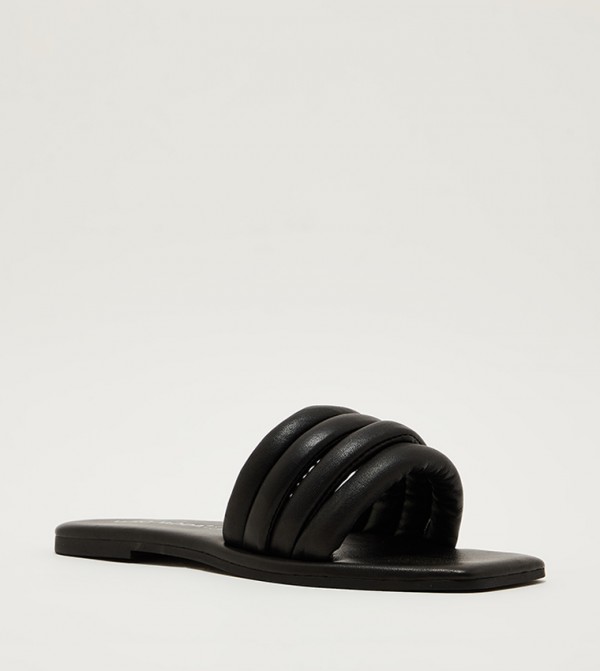 Vero Moda VERO MODA - Black Flat Sandals