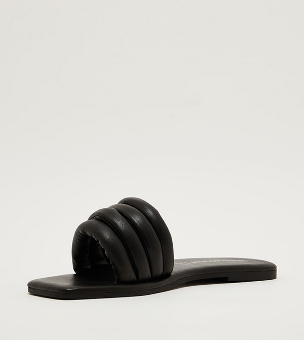 Vero Moda VERO MODA - Black Flat Sandals