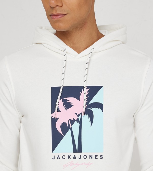 Jack & Jones Jack & Jones - White Hoodies