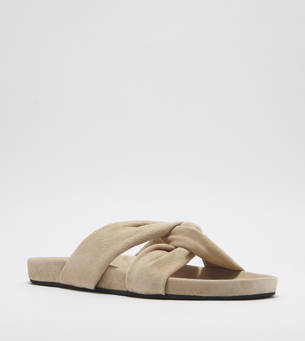 اونلي اونلي - رمادي Flat Sandals