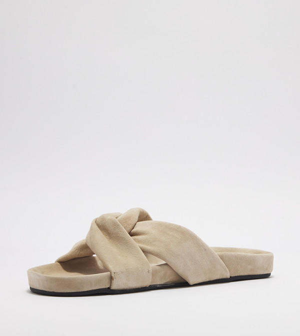 اونلي اونلي - رمادي Flat Sandals