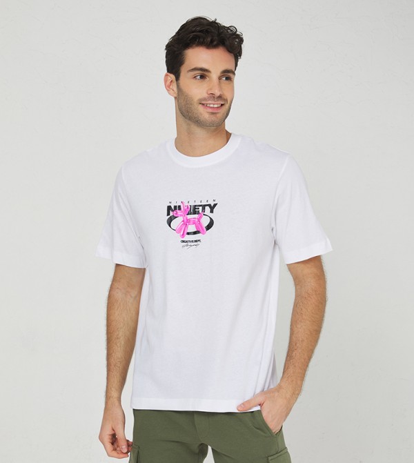 Jack & Jones Jack & Jones - White Casual T-Shirts