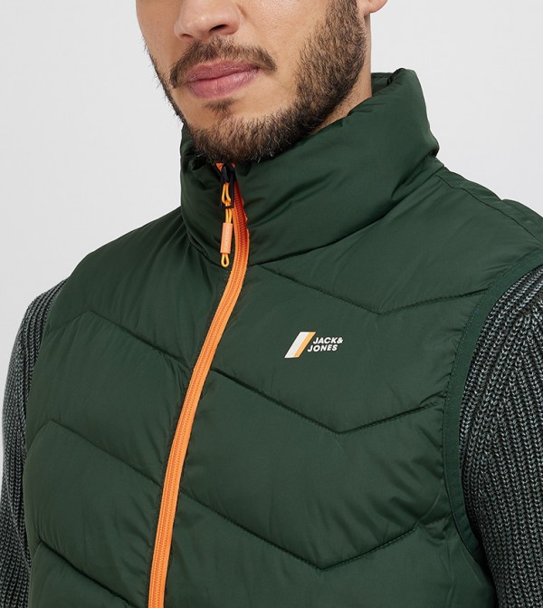 Jack & Jones Jack & Jones - Green Puffer Jacket