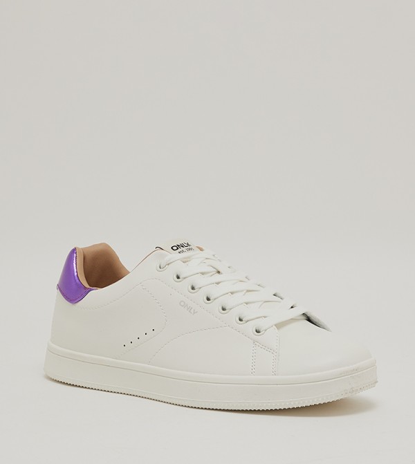 Only ONLY - White Low Top