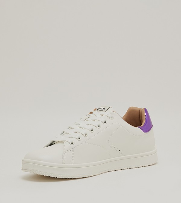 Only ONLY - White Low Top