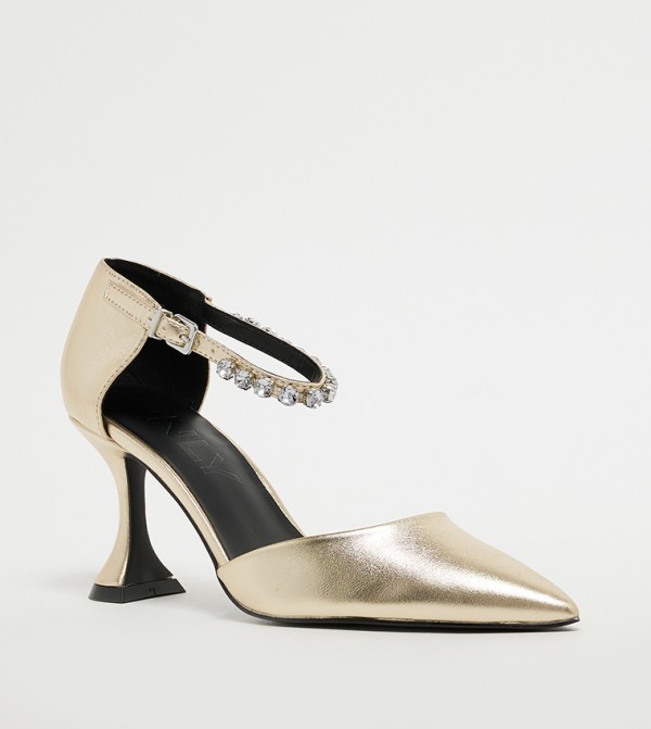 Only ONLY - Gold Pumps
