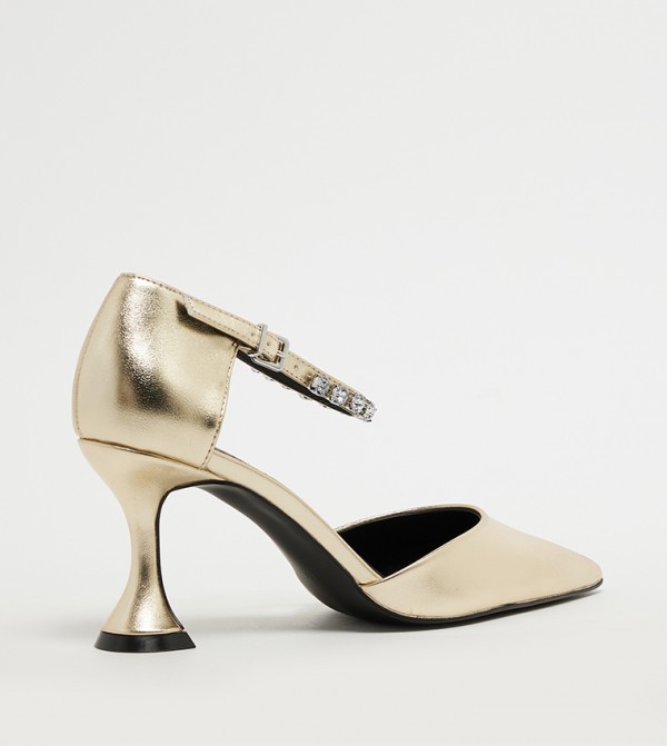 Only ONLY - Gold Pumps