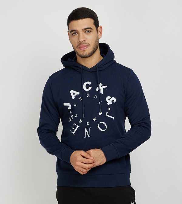 Jack & Jones Jack & Jones - Navy Hoodies